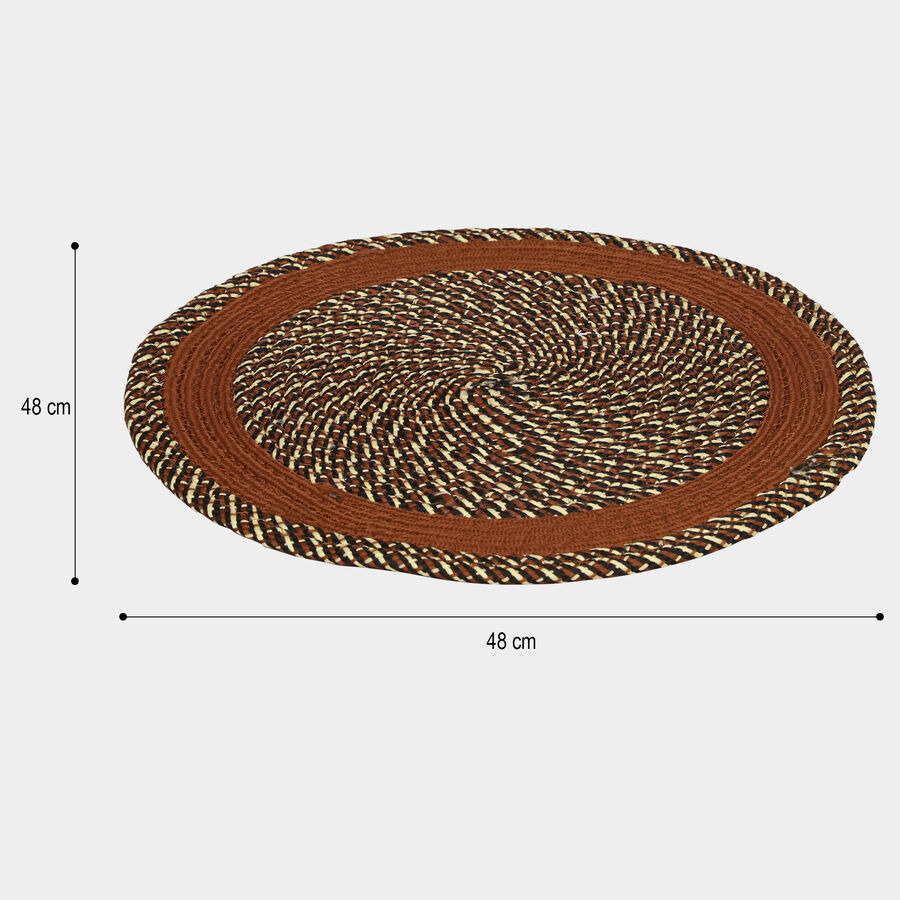 Brown Polyester Door Mat, , large image number null