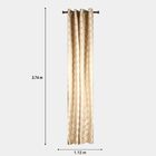 9ft. Cream Polyester Curtain, , small