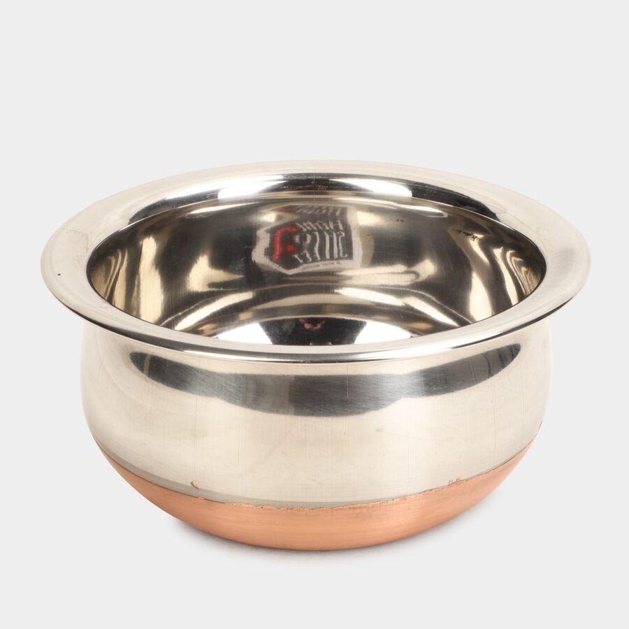3 Pcs. Steel Handi, Induction Compatible, , large image number null