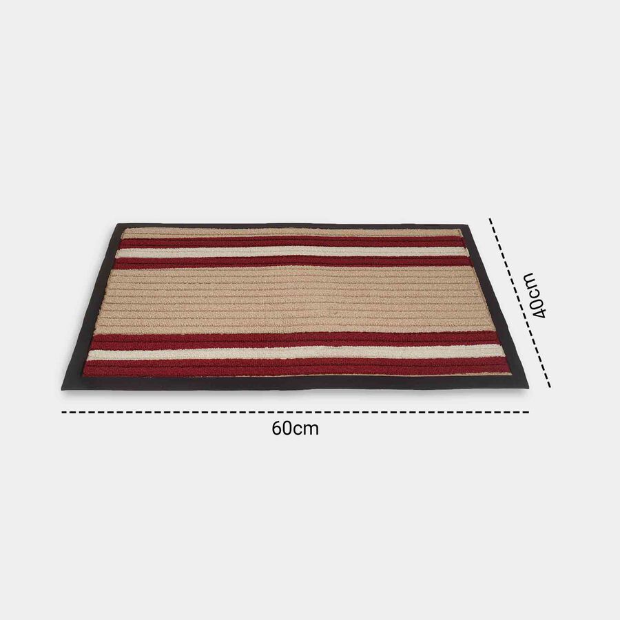 Maroon Rubber Doormat, , large image number null