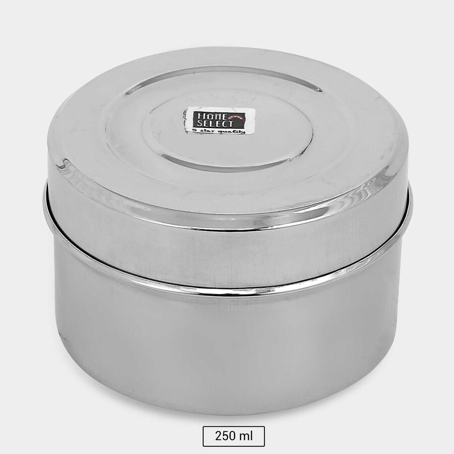 250 ml Steel Poori Dabba, , large image number null