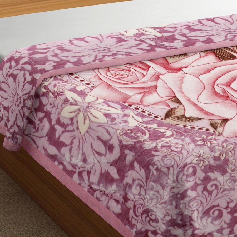 Brown Microfiber Blanket, , large image number null