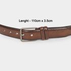 Men's Brown Polyurethane Formal Belt, , small image number null