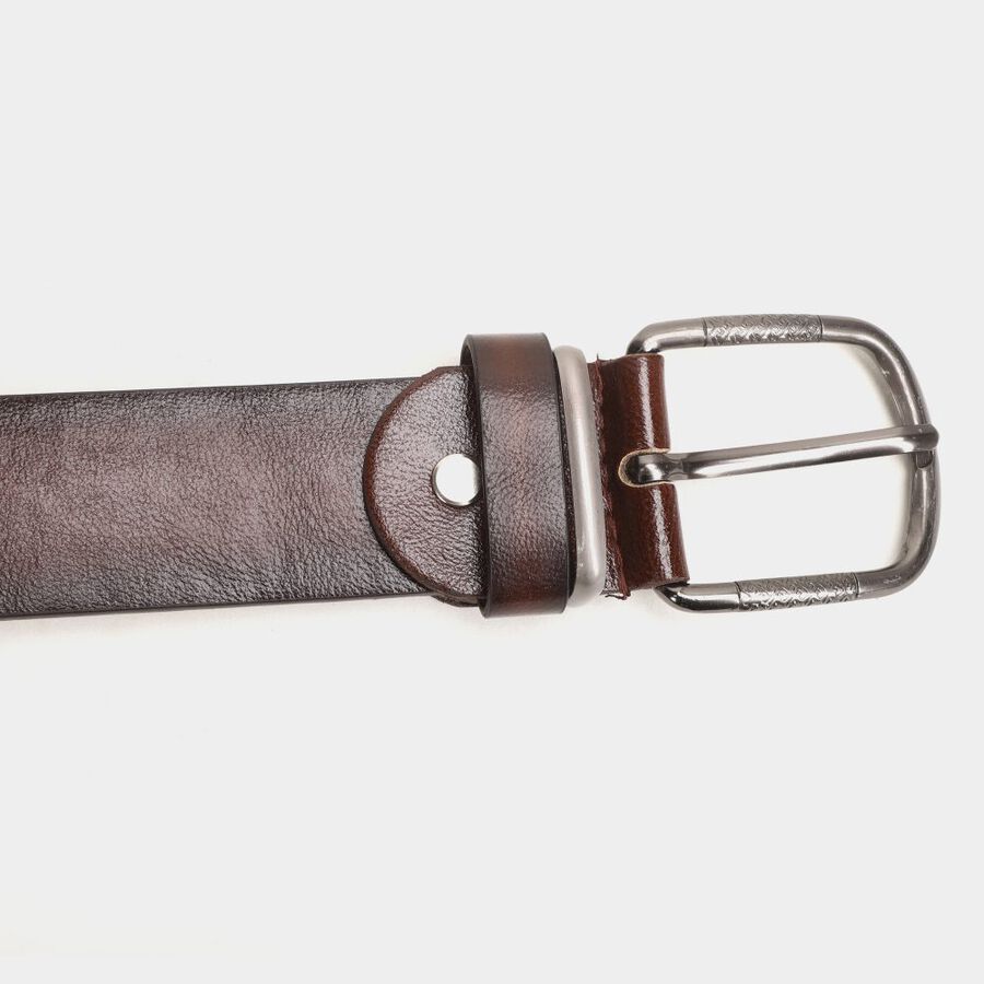 Men's Brown Polyurethane Casual Belt, , large image number null