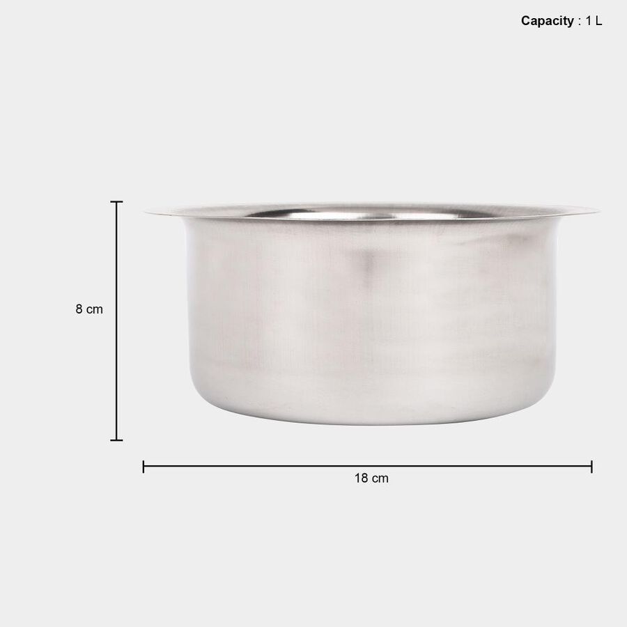 1 L Steel Patila, Induction Compatible, , large image number null