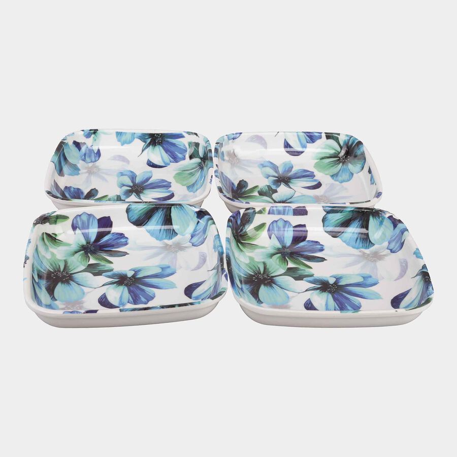 Melamine Snack Plate Set of 4, , large image number null
