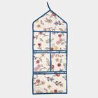 Ivory Cotton Blend Wall Hanging Organiser, , small image number null