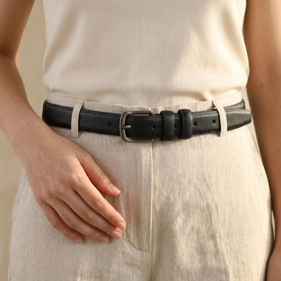 Woman's Black Belt, , large