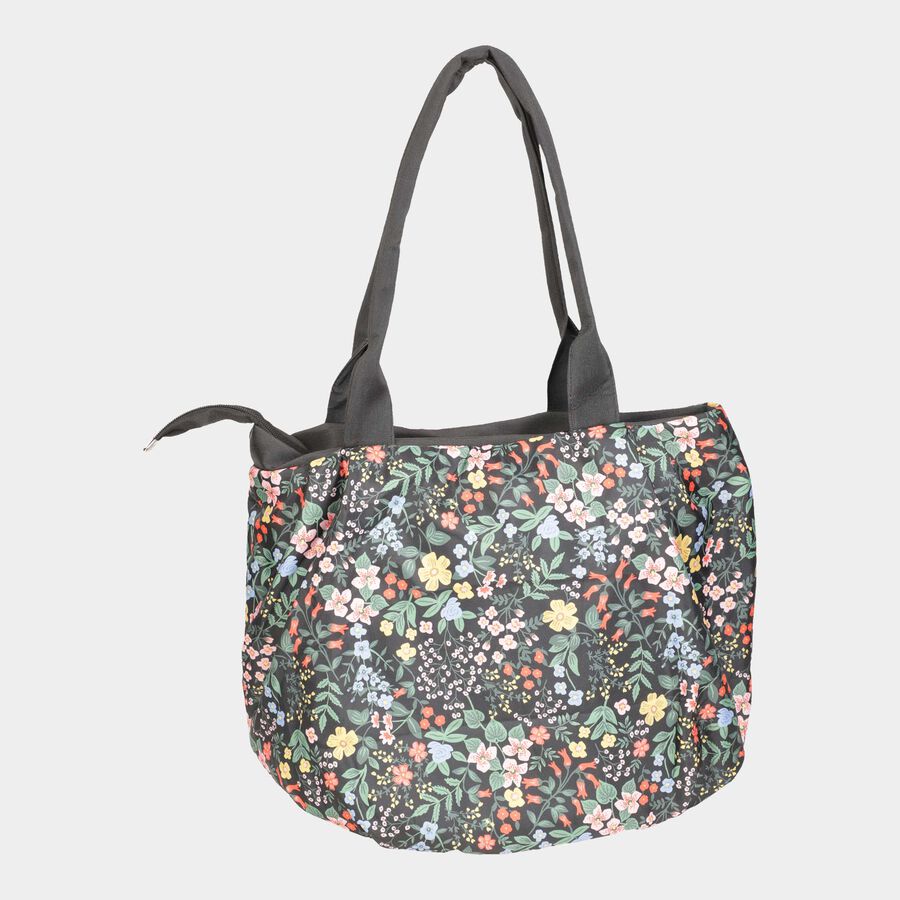 Women's Printed Fabric-Polyester Bucket Bag, Medium, , large image number null
