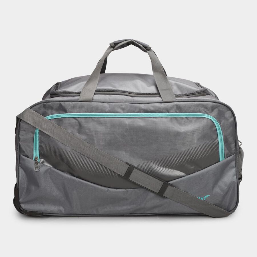  Light Grey Polyester Duffle Trolley, , large image number null
