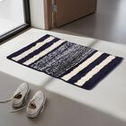 Anti-SKId Blue Polyester Door Mat, , small image number null