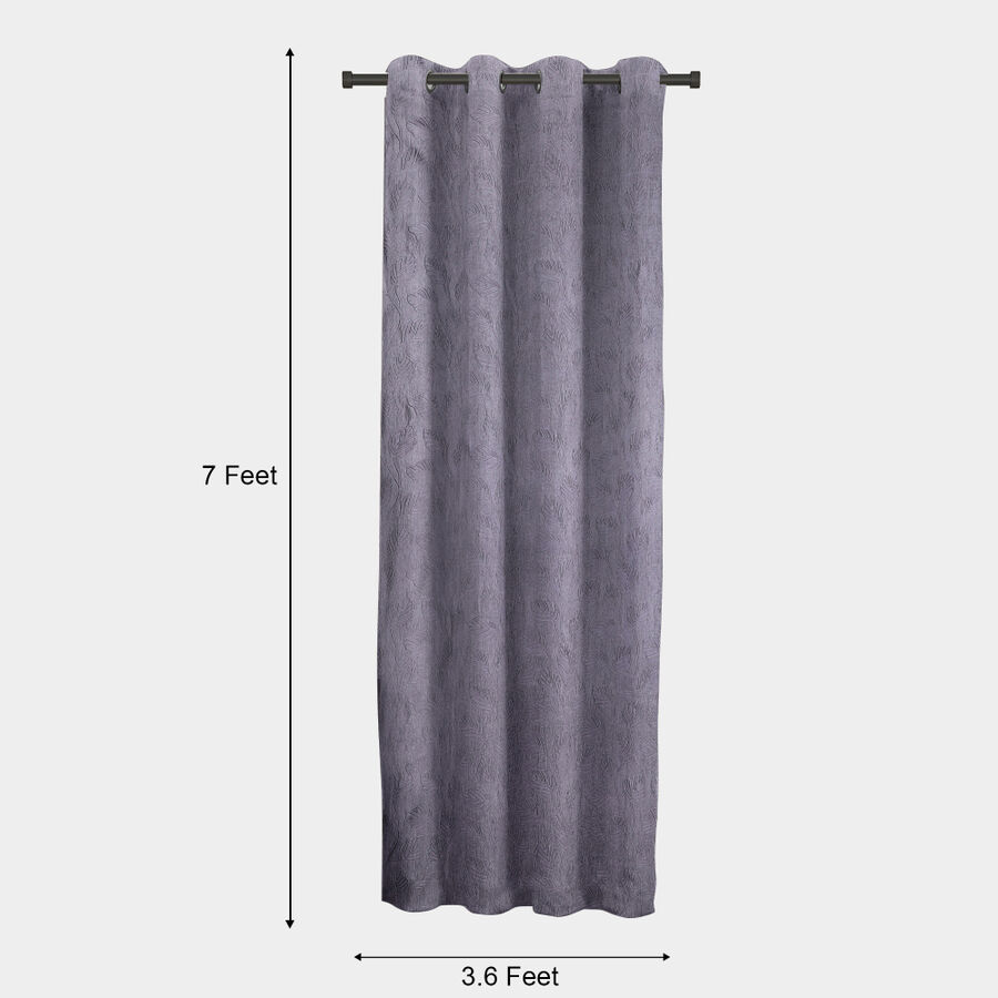 7 ft. Wine Polyester Curtain, , large image number null