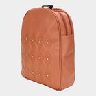 Women's Tan Polyurethane Backpack, , small image number null