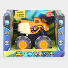kid's Friction Powered Bull Monster Truck Toy, , small