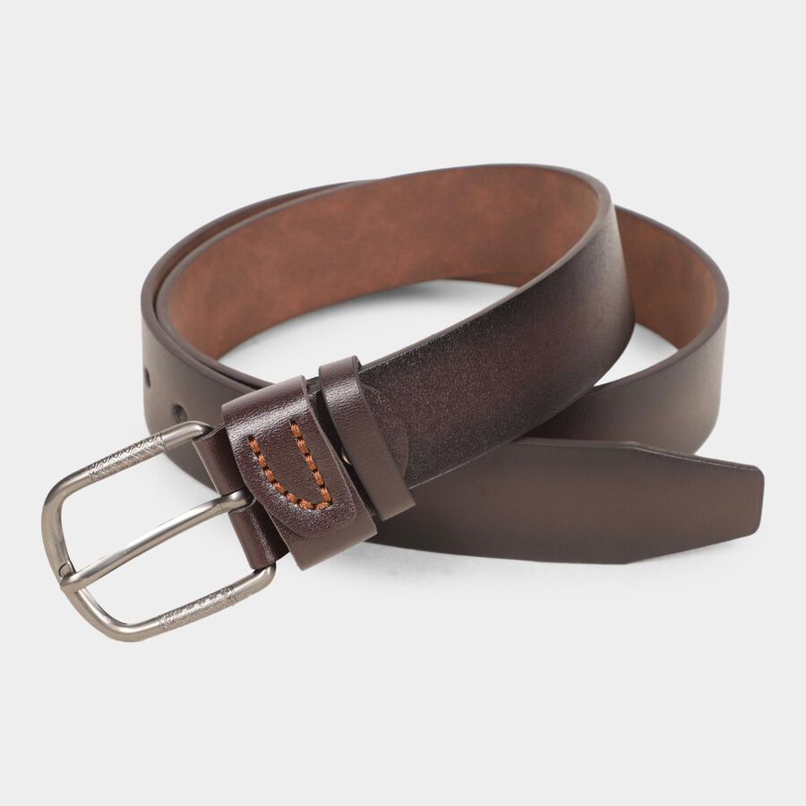 Men's Brown Polyurethane Casual Belt, , large image number null