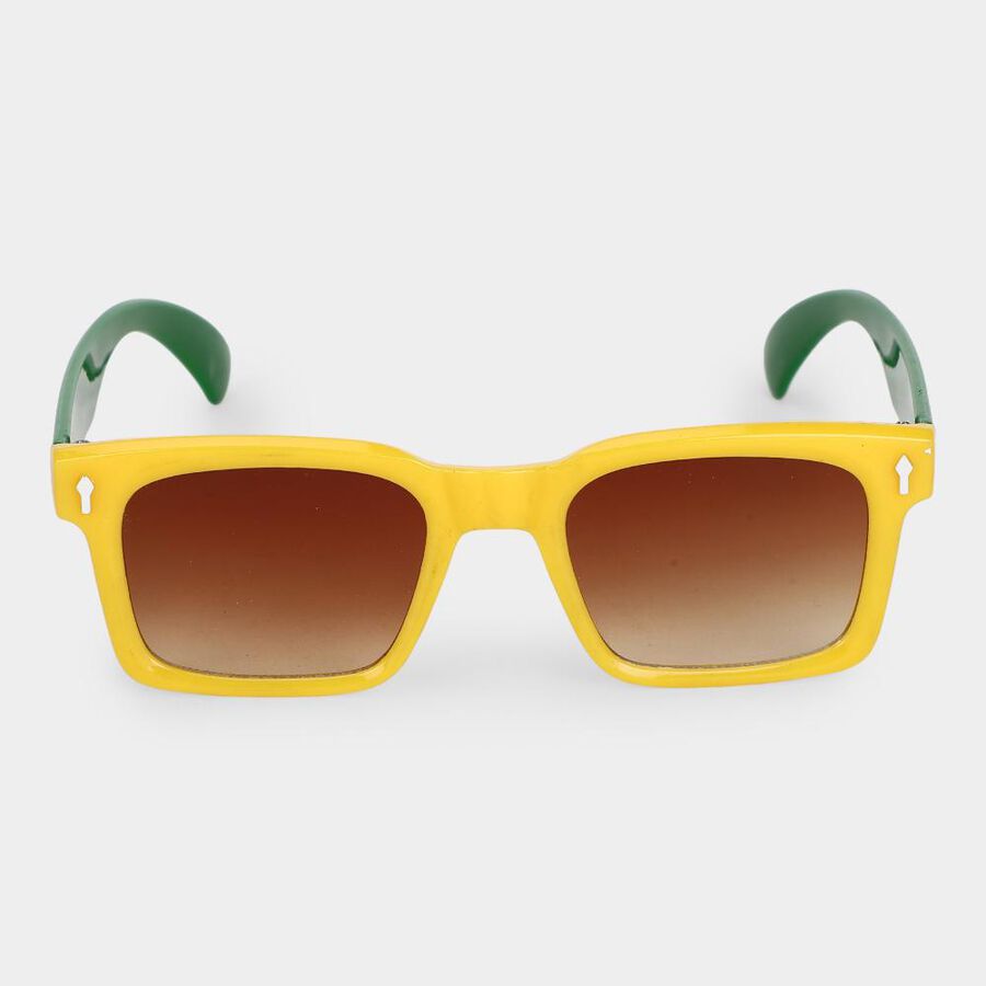 Kid's Brown Plastic Sunglass, , large