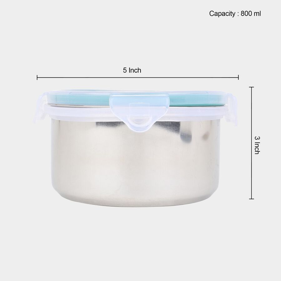 1 pc. Air-tight Stainless Steel Container, 800 ml, , large image number null
