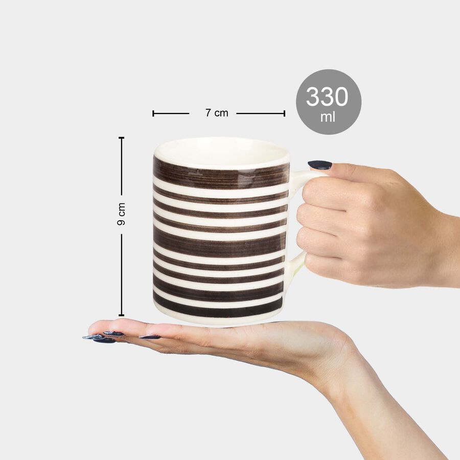 330 ml Stoneware Mug, Hand Painted Colour, , large image number null
