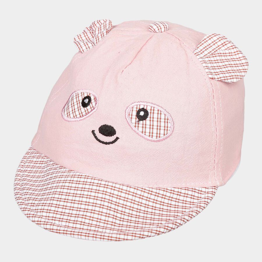 Kids' Light Pink Nylon Cap, , large image number null