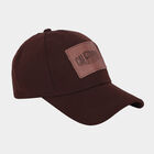 Men's Brown Fabric Cap, , small
