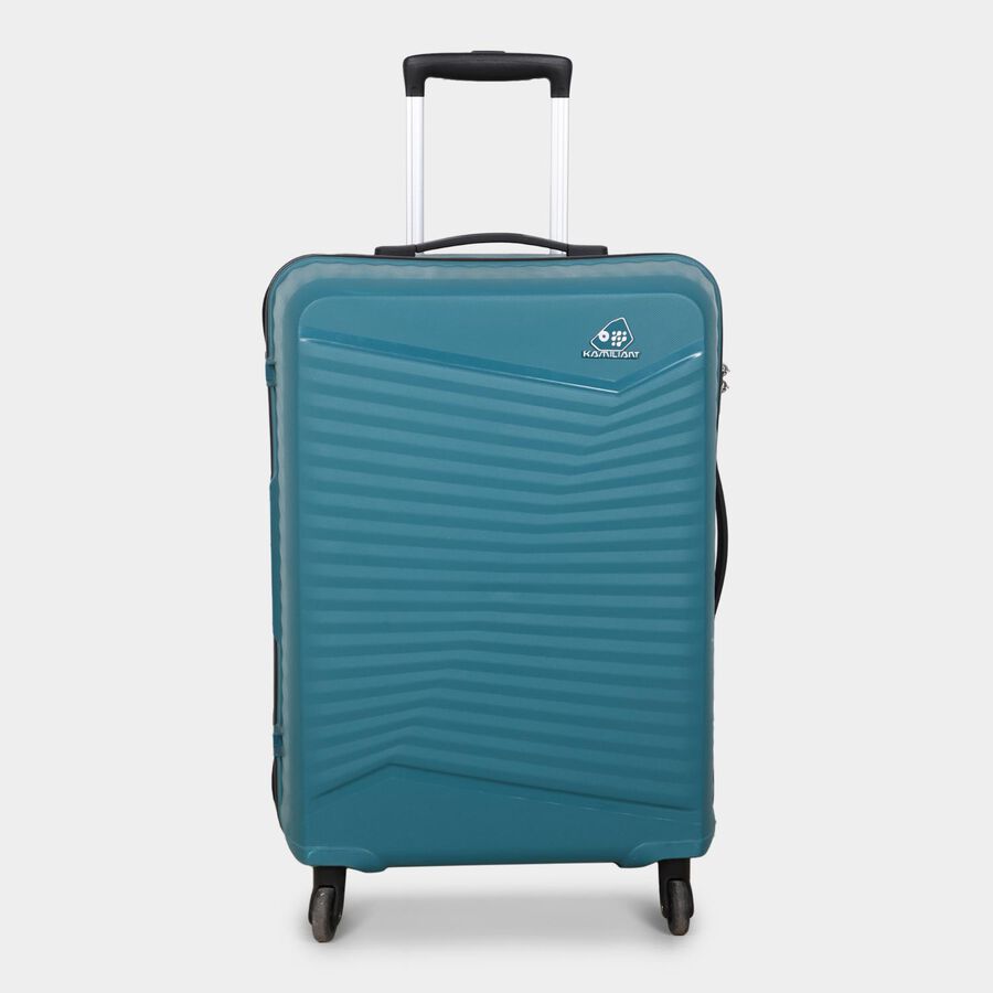 4-Wheel Light Green Polypropylene Hard Case Trolley, Medium, , large image number null