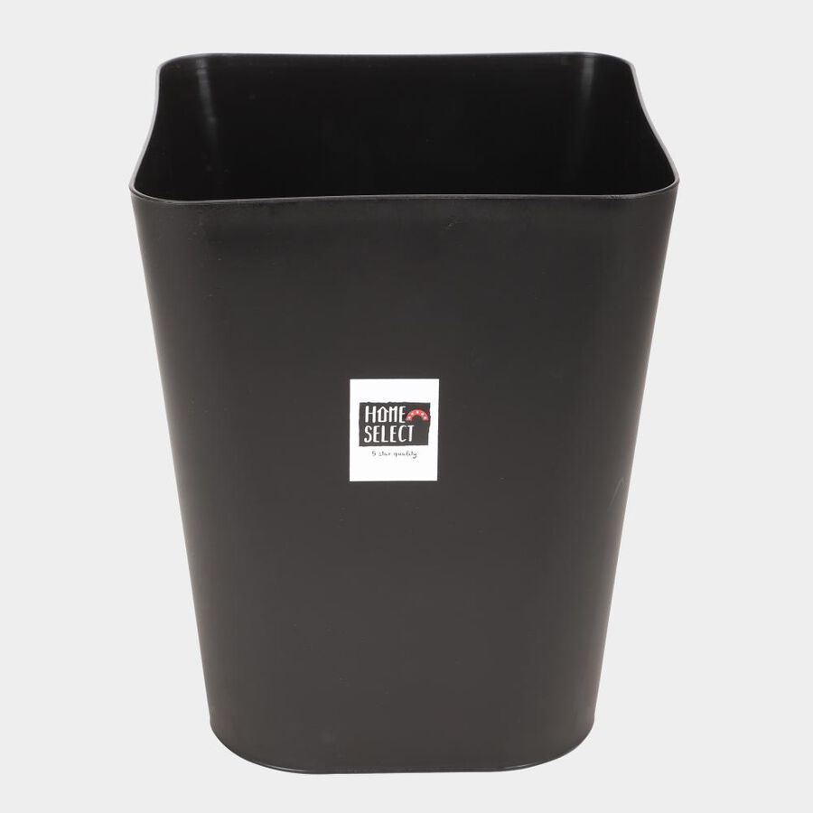 6.5 L Black Plastic Dustbin, , large image number null