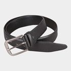 Men's Black Polyurethane Casual Belt, , small image number null