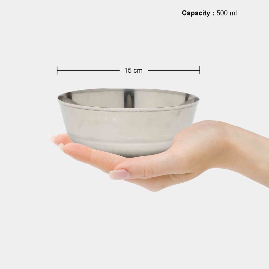 Stainless Steel Bowl (Katori) - 14cm, , large image number null