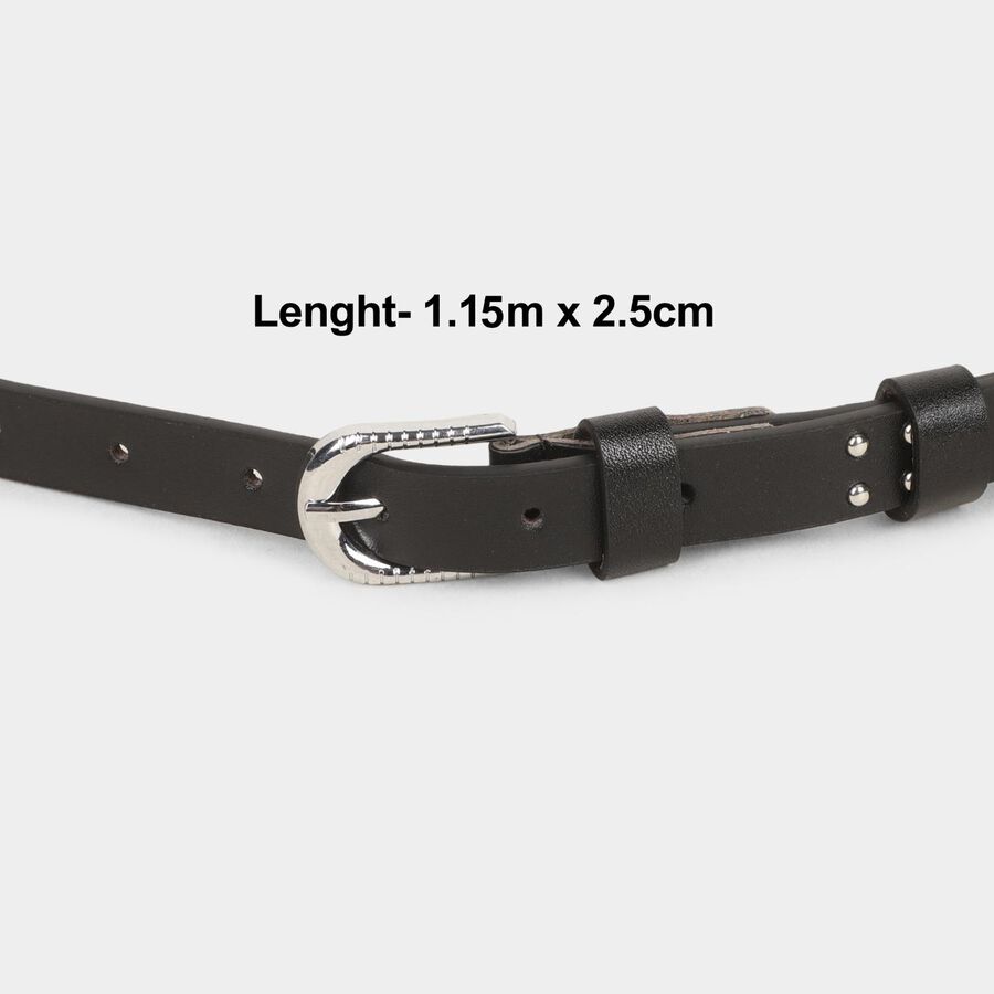 Women's Brown Polyurethane Belt, , large image number null