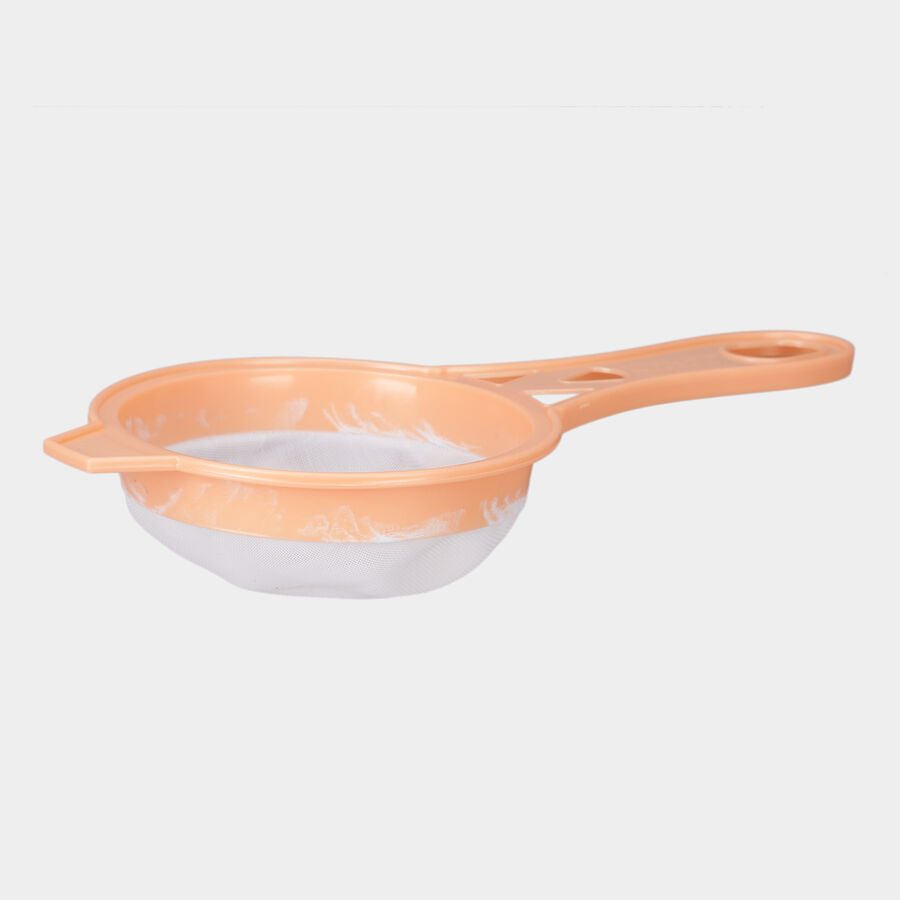Plastic Tea Strainer - Colour/Design May Vary, , large image number null