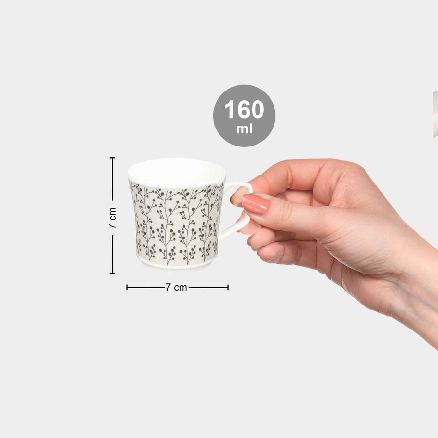 160 ml Bone China Mug Set of 6, , large image number null
