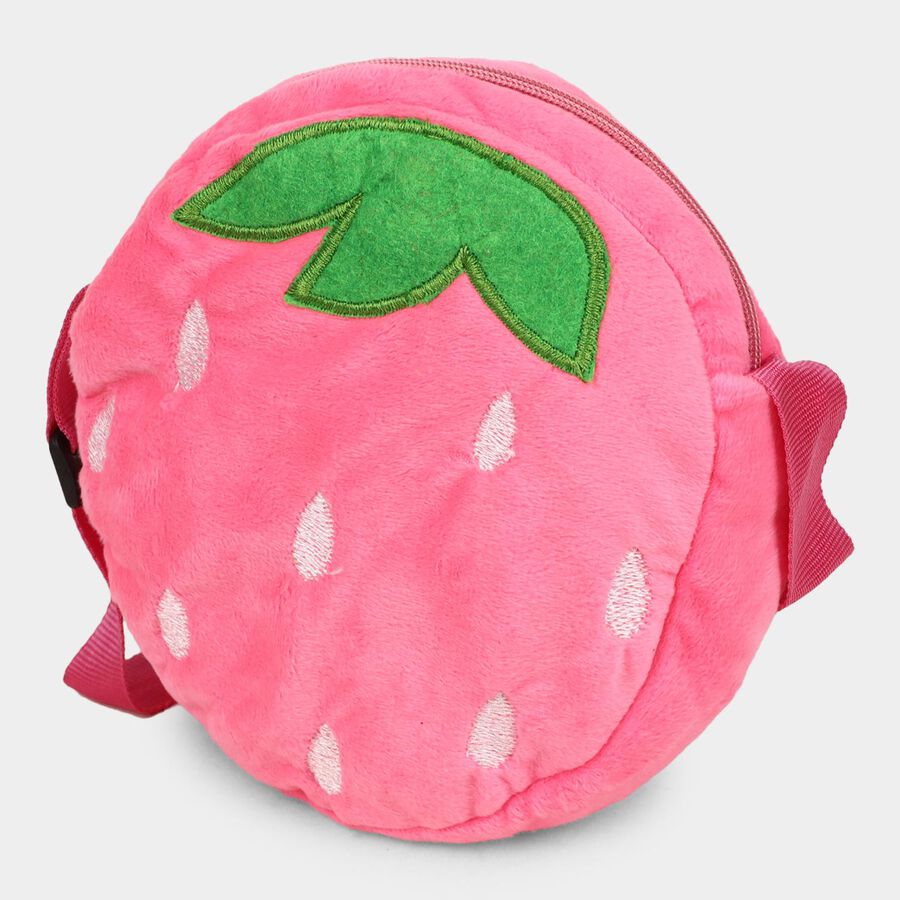 Kids Strawberry Shape Fabric Bag, , large image number null