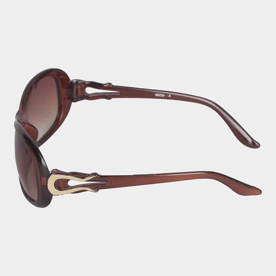 Women's Plastic Gradient Oval Sunglasses, , large image number null
