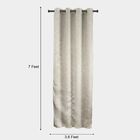 7ft. Cream Polyester Curtain, , small image number null