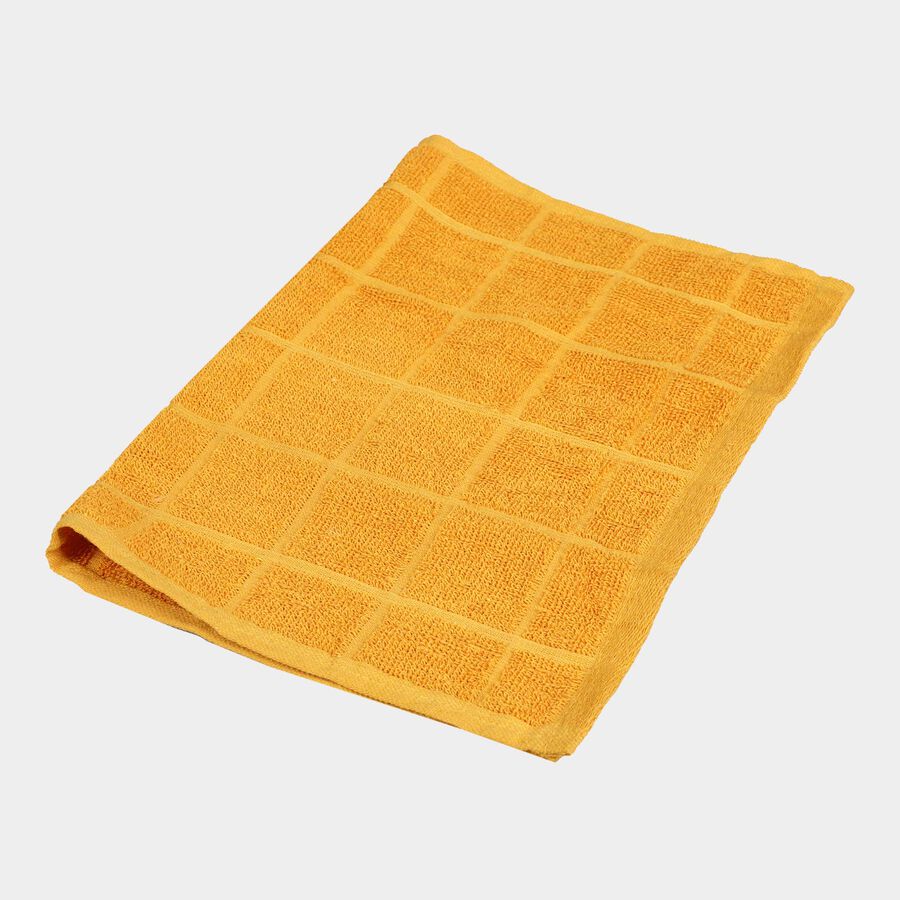 350 GSM Yellow Cotton Hand Towel, , large image number null