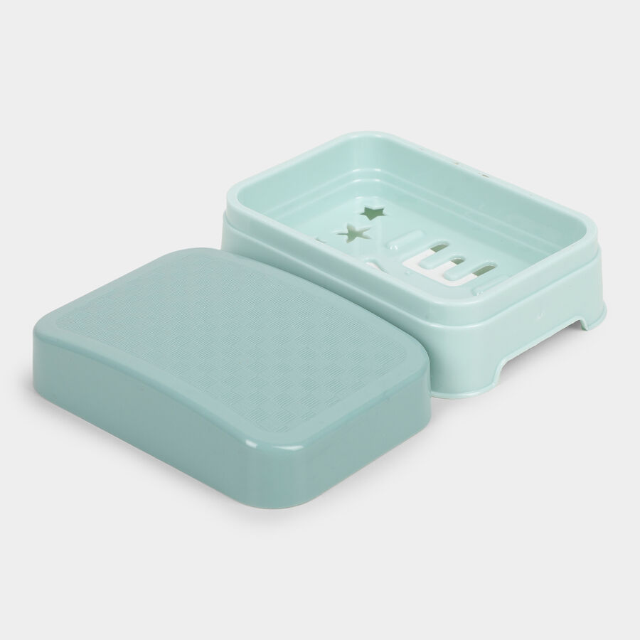 Plastic Soap Dish with Lid, , large image number null