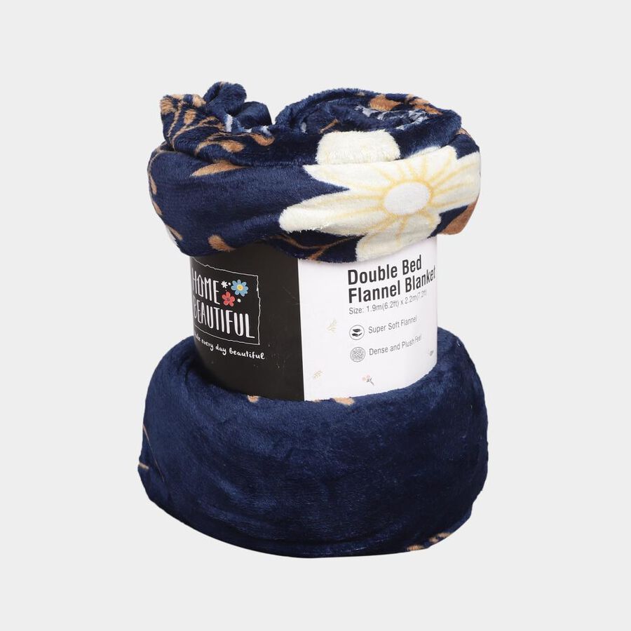 Blue Microfiber Blanket, , large image number null