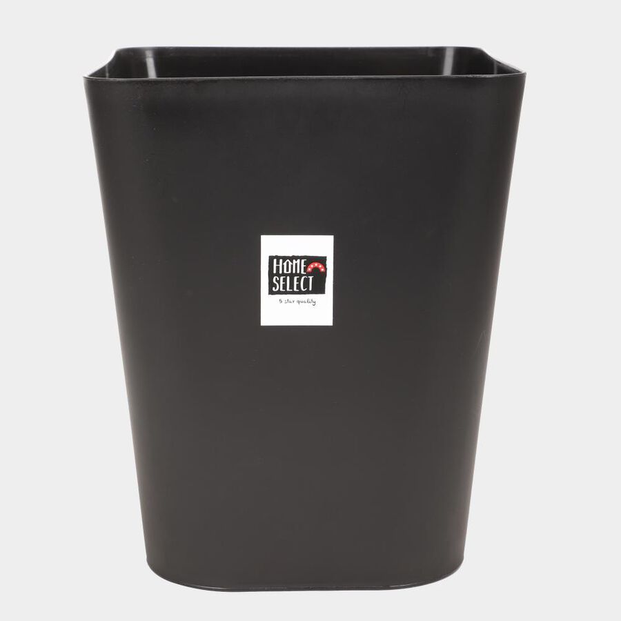6.5 L Black Plastic Dustbin, , large image number null