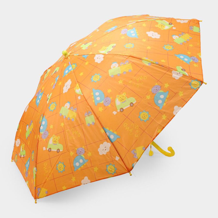 Orange Polyester Umbrella, , large