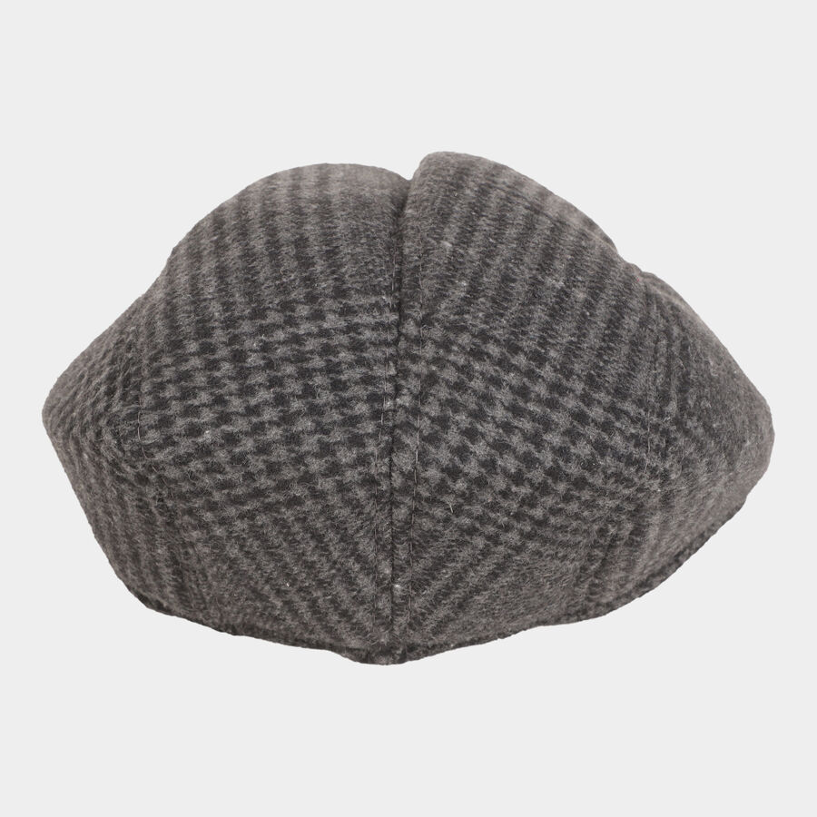 Men's Grey Acrylic Cap, , large image number null