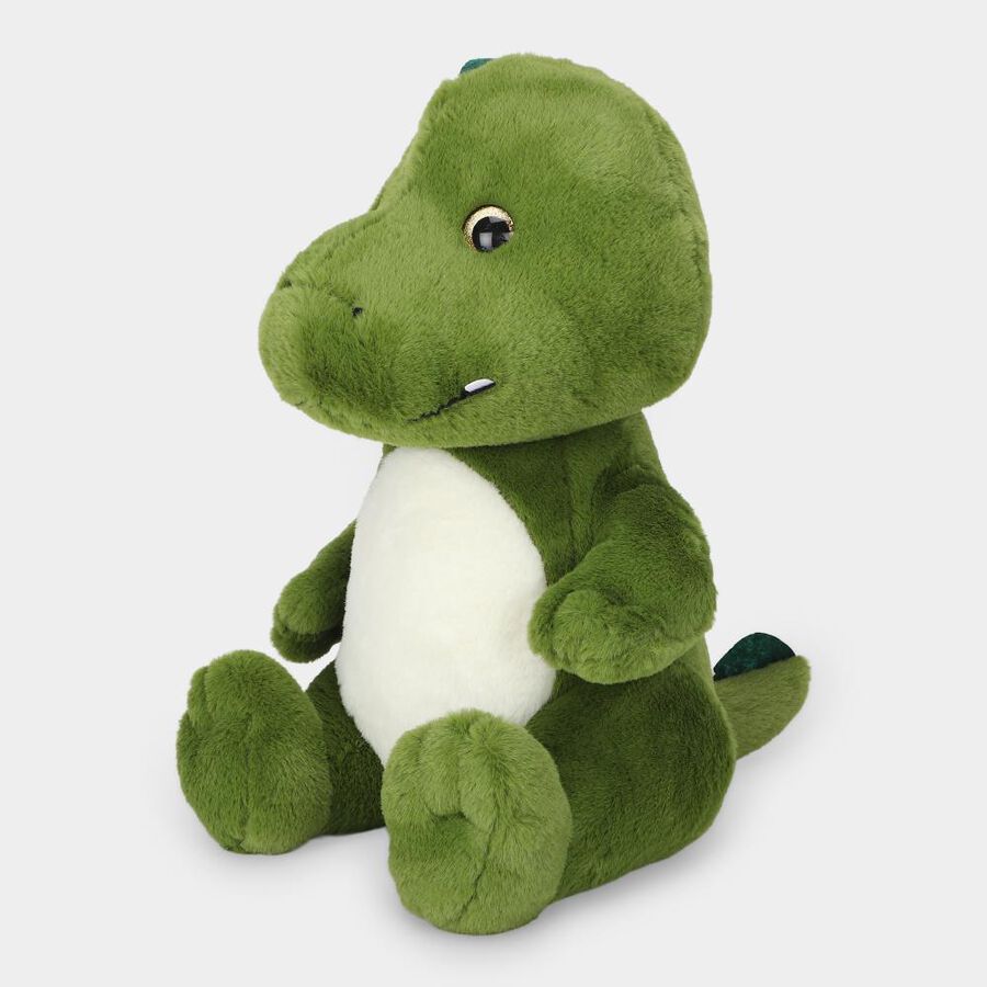 Kid's Dark Green Fabric Dino Toy , , large