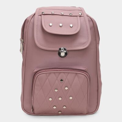 Women's 3 Compartment Polyurethane Backpack