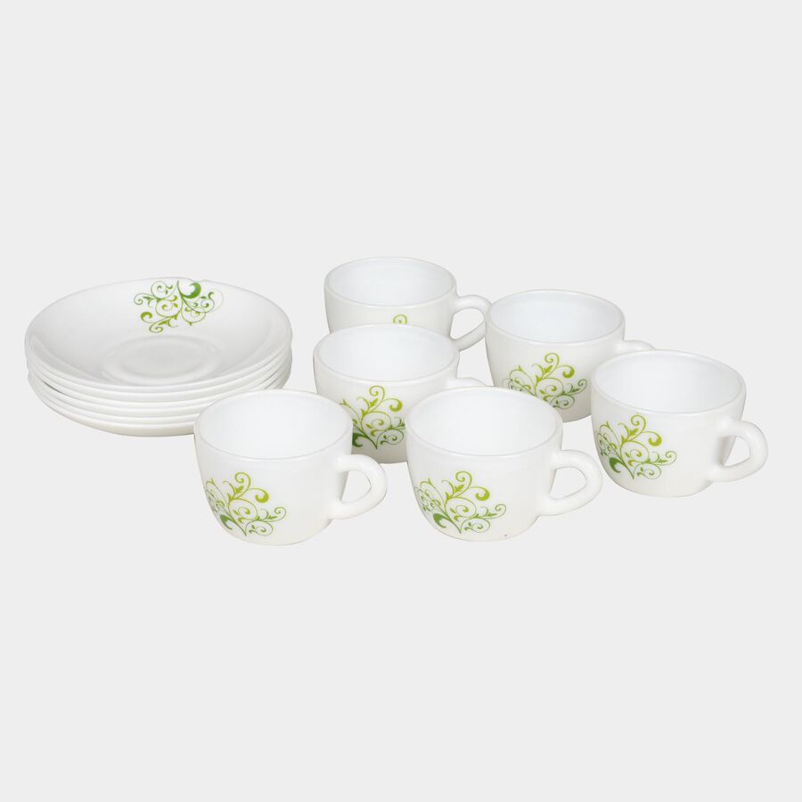 120ml Opalware Cup & Saucer Set, , large image number null