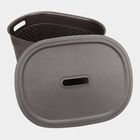 Brown Plastic Basket, , small