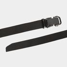 Men's Black Polyurethane Casual Belt, , small image number null