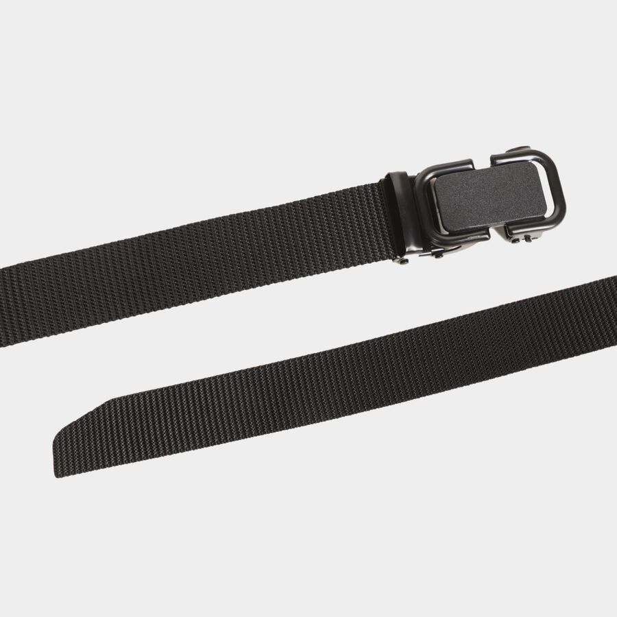 Men's Black Polyurethane Casual Belt, , large image number null