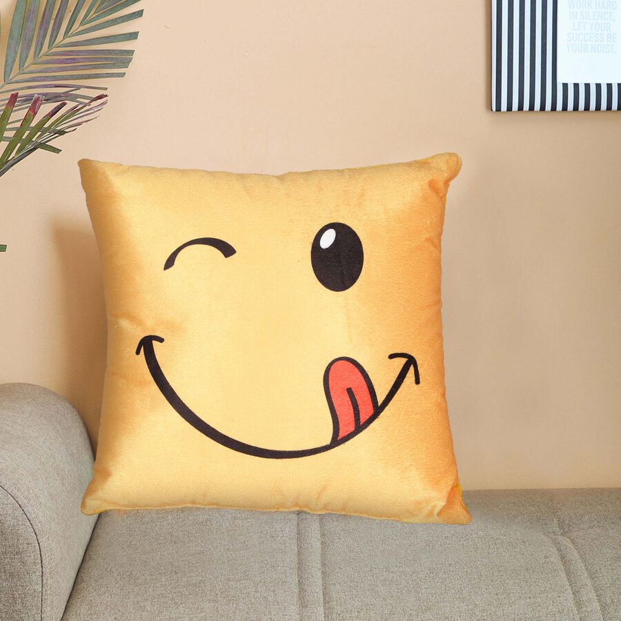 Yellow Microfiber Cushion, , large image number null