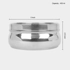 430 ml Stainless Steel Poori Dabba, , small image number null