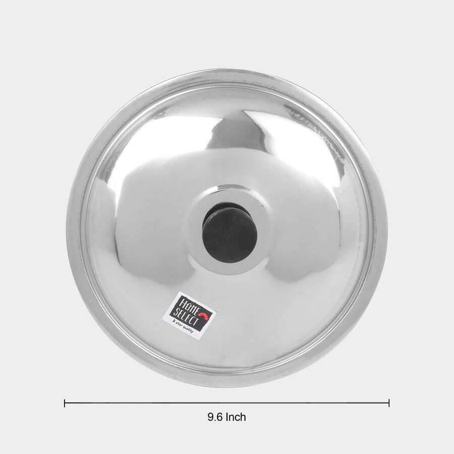 Stainless Steel Multipurpose Lid with Knob, , large image number null