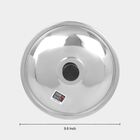 Stainless Steel Multi Purpose Lid (Cover) With Knob - 21cm, , small image number null